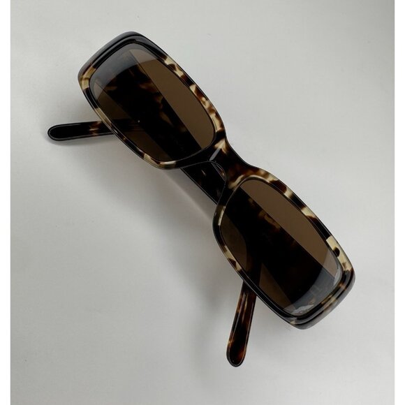 Frames Only Gucci Sunglasses 1998 Vintage Brown Tortoise Rectangle main image 4